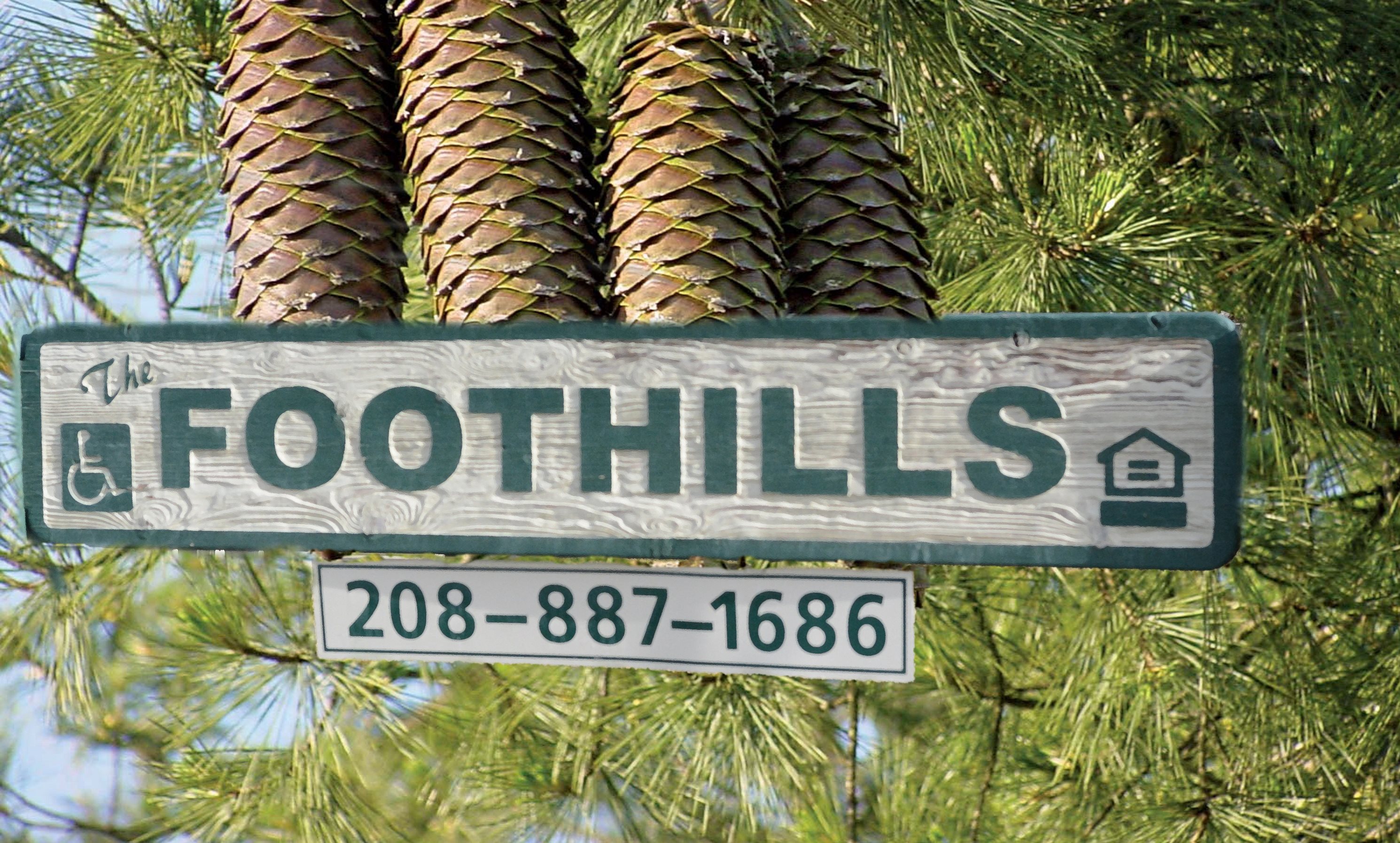Image of Foothills sign